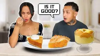 MY HISPANIC WIFE TRIES BLACK DESERTS FOR THE FIRST TIME!
