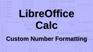 LibreOffice Calc - Custom Number Formatting