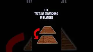 Resize Your Model Without Texture Stretching in Blender #BlenderTips #3DModeling #Blender #UVMapping