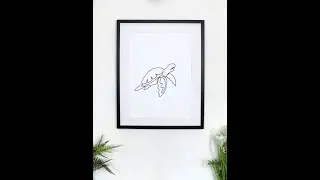 Drawing a sea turtle #turtle #animalart #wildlife #artwork #satisfyingvideos #satisfyingvideo