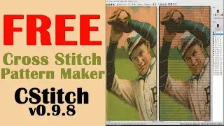 How to Download and Install CStitch Cross Stitch Pattern Maker.