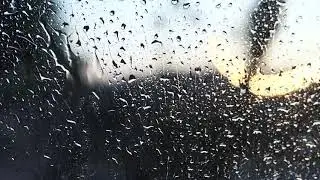 Rain on Glass Window