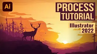 Onlooker | Simple Illustrator Process Video and Walk-through