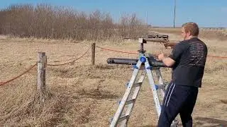 long range shooting with the 17hmr, world record included 300 yards