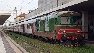 2024, 2x FS D445 OLD + UNITALSI pilgrims train VARALLO SESIA-LOURDES