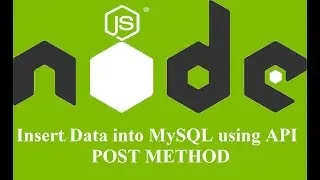 Insert/Add data in MySQL using Node js RESTful API | Express | POST Method | Postman | URDU | Part 5