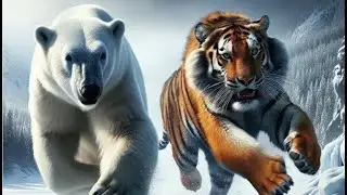 Polar bear vs Siberian tiger