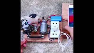 Awesome DIY with Motor and Nitro Engine 