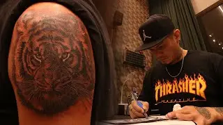 Tigre realista feito por Marcelo