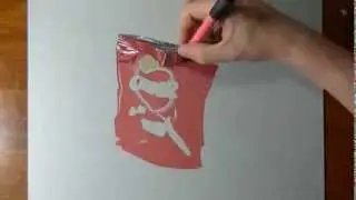 Как нарисовать пачку чипсов
