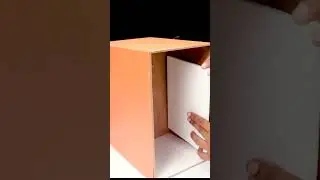 How to Make a DIY Mini Fridge at Home #shorts