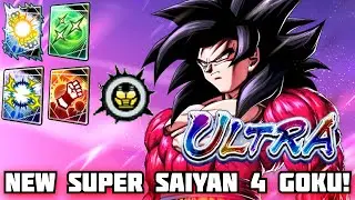 Ultra Super Saiyan 4 Goku! Moveset In Dragon Ball Legends