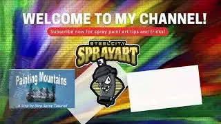 Welcome to my Spray Paint Art Channel!  Steel City Spray Art Intro