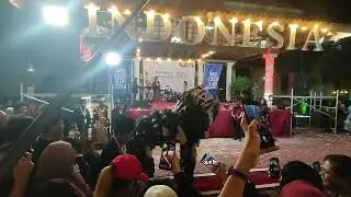 atraksi barongsai di hari migran internasional 23 Desember 2022 wisma konjen kjri Jeddah
