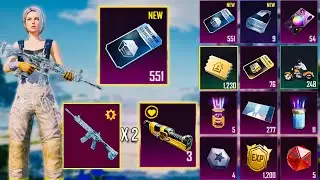 new premium crate opening pubg mobile I got M416 glacier❄️with 550 Classic crate opening