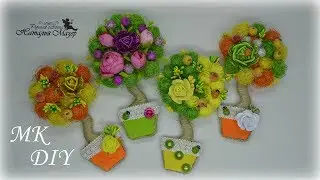 Магниты с ЦВЕТАМИ, МК СВОИМИ РУКАМИ/ DIY Flower MAGNET