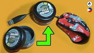 Cable Organizer using Plastic Container