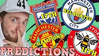 MY PREMIER LEAGUE 2024/25 OFFICIAL PREDICTIONS!! *HOTTAKES!