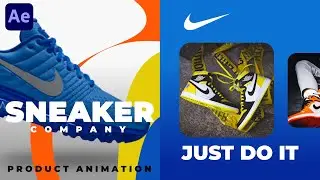 Sneaker Promo motion graphics | After Effects Tutorial