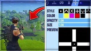 Comment CHANGER la FORME et la COULEUR de son VISEUR sur Fortnite !!