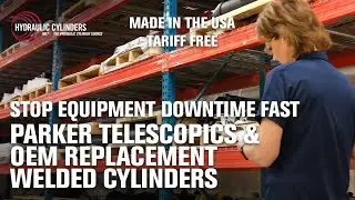 Stop Equipment Downtime Fast –Parker Telescopics & OEM Replacement Welded Cylinders | Ships Same Day