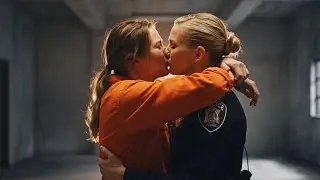 Lesbian love between a female police officer and a female inmate | Lesbian Love
