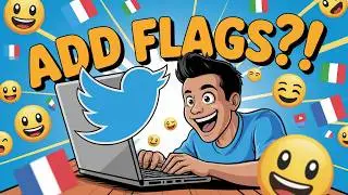 How to Add a Flag Emoji to my Profile Name on Twitter using a Computer
