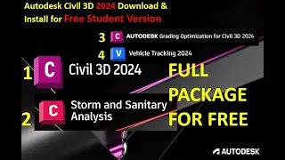 how to Download [FREE] Civil 3d 2024 & install || Student Version for Free