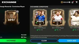 Unlimited Centurion Exchange + Neymar & Ramos Hunt Begins