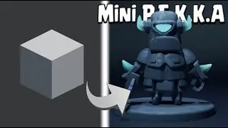MINI PEKKA in 3D - Timelapse - (Blender 3D)