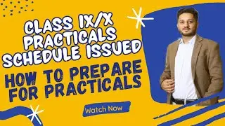 Practical Examination Schedule Announced | Class IX/X | 2023 | Sindh Board
