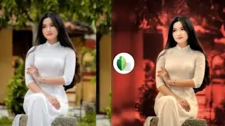 How to Edit Dark Red Tone Background | Snapseed Dark Red Color Background Editing - Utkarsh Editz