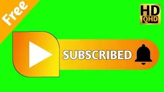 YouTube Subscribe Button Green Screen ।। No Copyright 