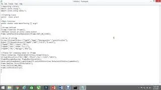 Editable Table in Java