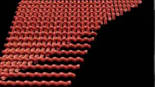 First attempt to create a procedural textile pattern animation