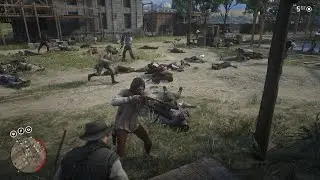 Red Dead Redemption 2 - SimpleGangWar script showcase (War Mod)