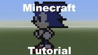 Minecraft Pixel Art Tutorial - Sonic The Hedgehog