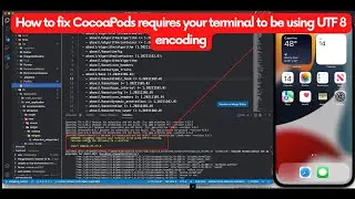How to fix CocoaPods requires your terminal to be using UTF 8 encoding