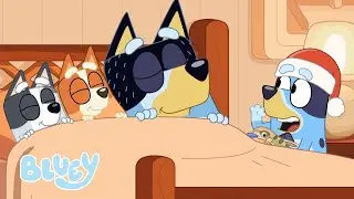 Travesura navideña | Santa del porche | Bluey Español Canal Oficial