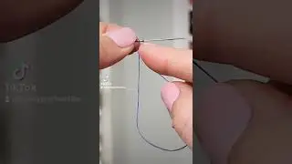 Learn to tie a knot in your thread - the easy way! 