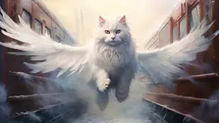 Кот Твикс Ангел. Семён Фролов - Белый снег ( на стихи В. Брюсова - ВСЁ КОНЧЕНО ) Кот от Нейросети