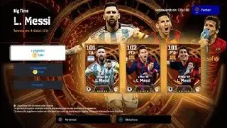 eFootball™ 2024 Peguei o Melhor MESSI com 100 MOEDAS!!!!!!