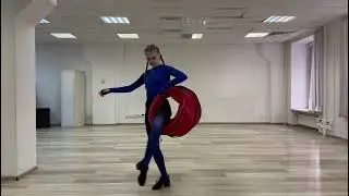 сценическое движение 2 курс 1 семестр, работа с предметом