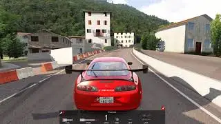 Toyota Supra ile dağ yollarında çatara patara - Assetto Corsa
