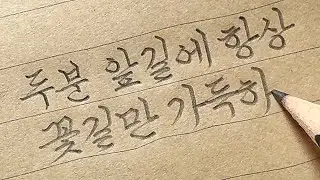 Wedding Wishes in Korean Cursive | 결혼축하메세지