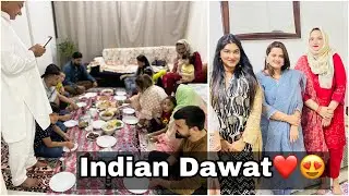 Indian Dawat 😍 || how to renew Flat in UAE || Taani Rixvi || VLOGS