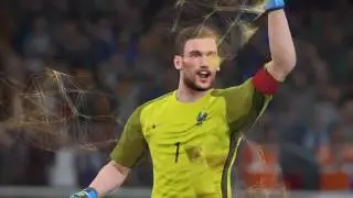 PES 2017 GAMEPLAY - FRANÇA vs BARCELONA
