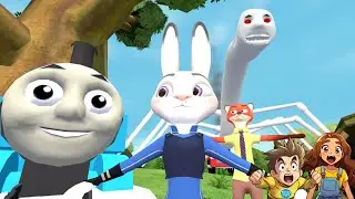 Epic Garry's Mod Chaos: Thomas the Tank Engine vs Zootopia ! | Konas2002 Gaming