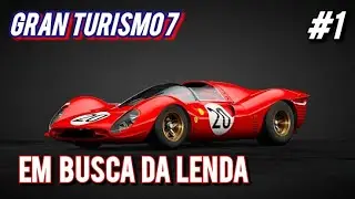 LIVE de GRAN TURISMO 7: Em busca da FERRARI LENDÁRIA - PS5