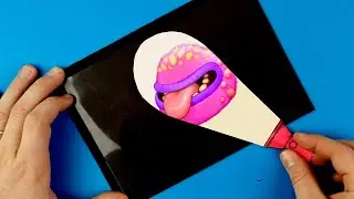 Surprise My Singing Monsters Flashlight Game DIY! 😍 Easy Paper Craft Idea